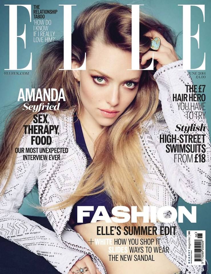 Amanda Seyfried @ Elle UK June 2014