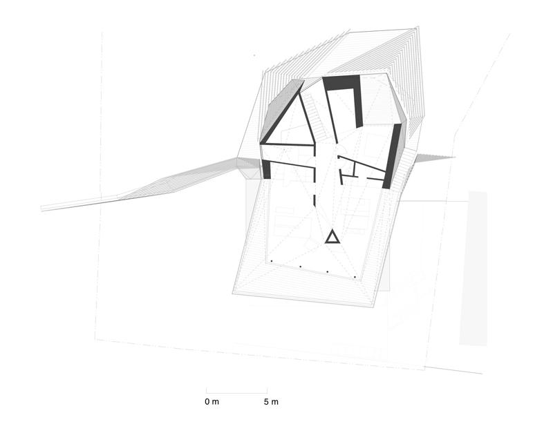 Modern Architecture Covered with Thin Strips of Larch Wood: Paramount Alma by Plasma Studio