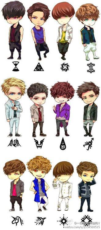 EXO m-k (ตัวการ์ตูน)