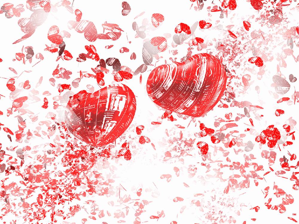 (Love&Valentine)3D-Wallpapers-Backgroundsภาพพื้นหลัง พักหน้าจอ No.2