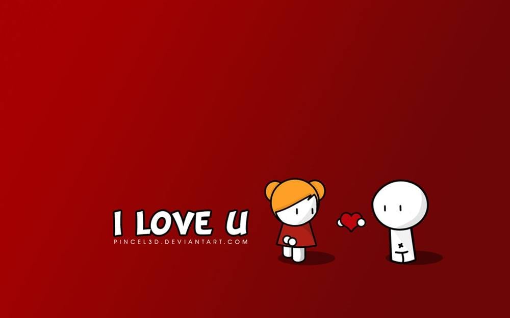 (Love&Valentine)3D-Wallpapers-Backgroundsภาพพื้นหลัง พักหน้าจอ No.15