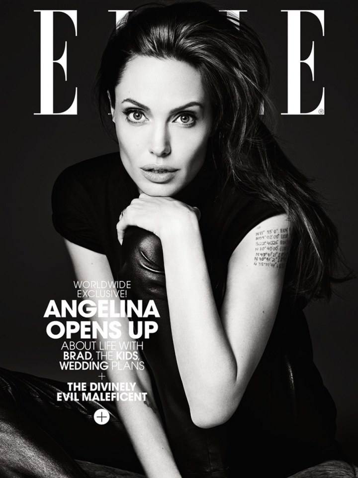 Angelina Jolie @ Elle US June 2014
