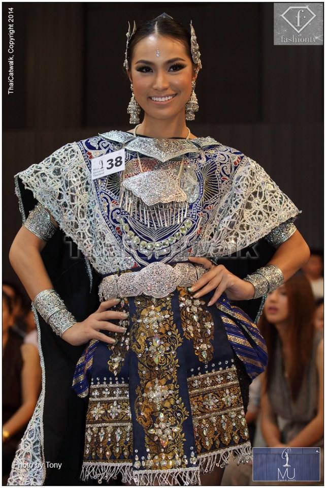 ชุดสวยๆ Miss universe thailand 2014