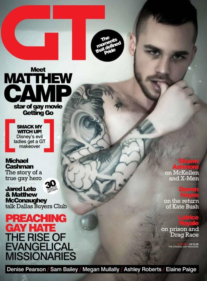 Matthew Camp @ Gay Times UK June 2014