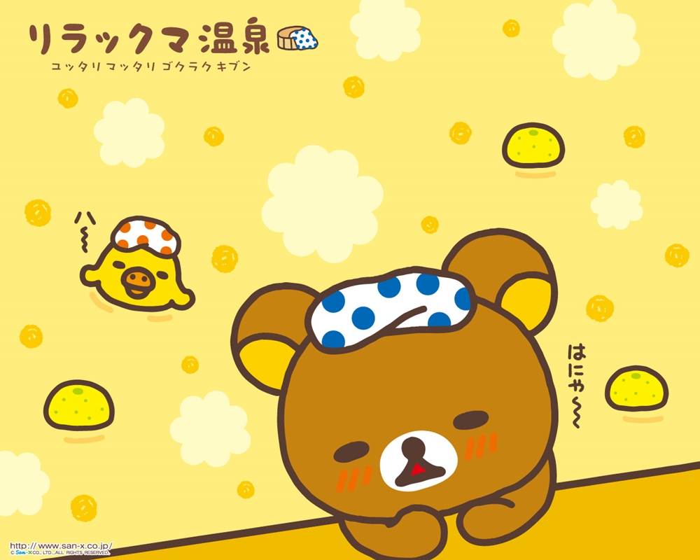 Rilakkuma-Wallpapers-Backgrounds ภาพพื้นหลัง พักหน้าจอ No.1