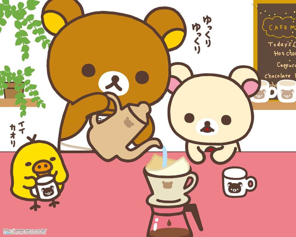 Rilakkuma-Wallpapers-Backgrounds ภาพพื้นหลัง พักหน้าจอ No.1