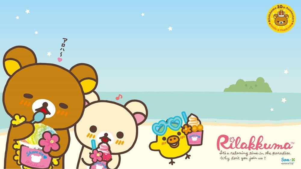 Rilakkuma-Wallpapers-Backgrounds ภาพพื้นหลัง พักหน้าจอ No.1