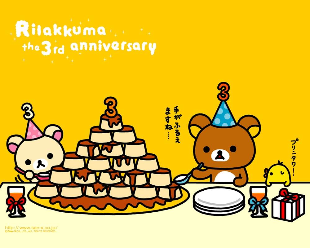 Rilakkuma-Wallpapers-Backgrounds ภาพพื้นหลัง พักหน้าจอ No.1