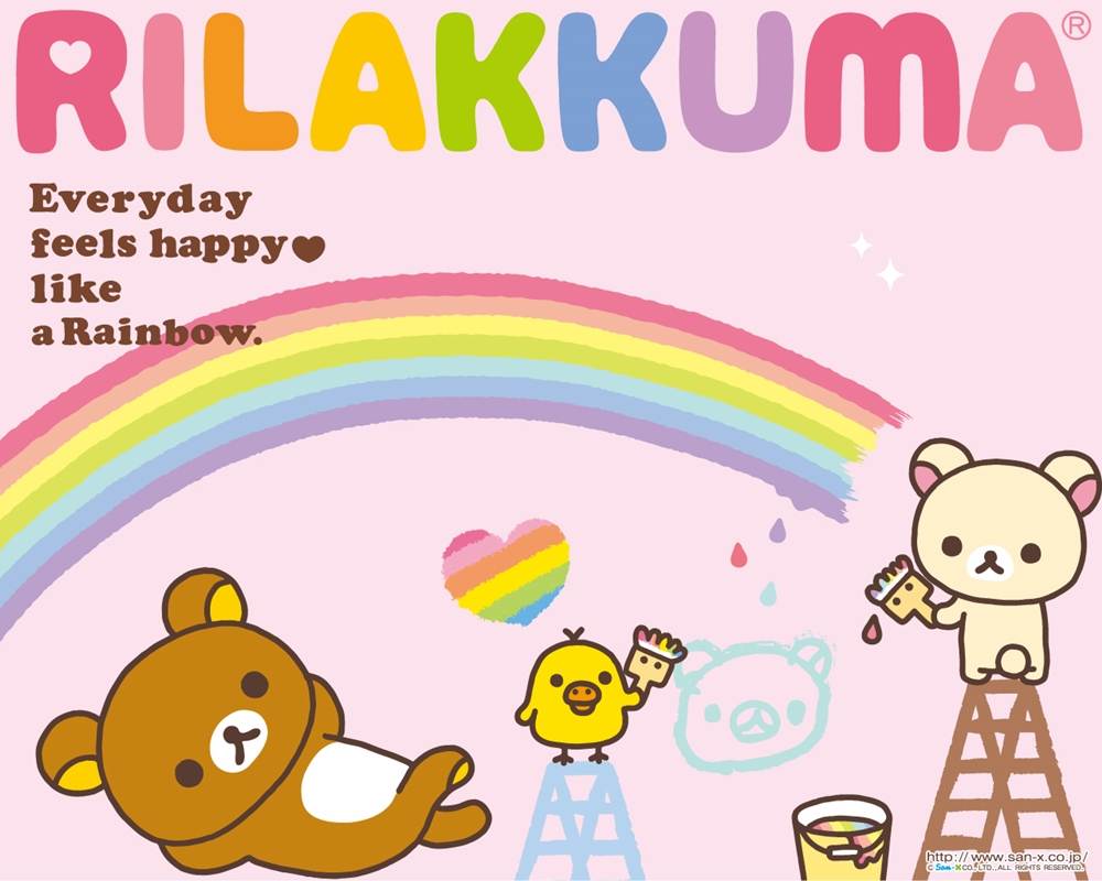 Rilakkuma-Wallpapers-Backgrounds ภาพพื้นหลัง พักหน้าจอ No.1