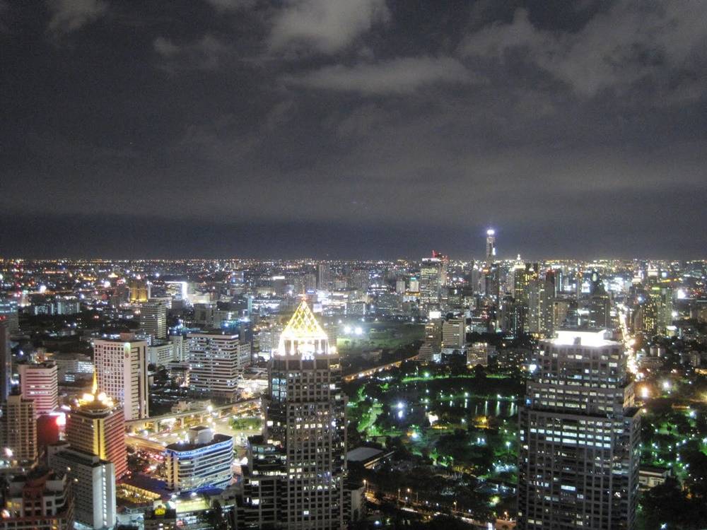 Bangkok-At-Night-Thailand -HD-Wallpapers-Backgrounds ภาพพื้นหลัง พักหน้าจอ No.5