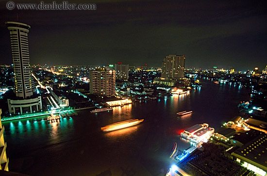 Bangkok-At-Night-Thailand -HD-Wallpapers-Backgrounds ภาพพื้นหลัง พักหน้าจอ No.5
