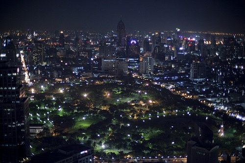 Bangkok-At-Night-Thailand -HD-Wallpapers-Backgrounds ภาพพื้นหลัง พักหน้าจอ No.5