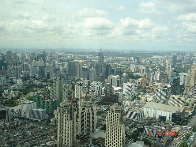 Bangkok - Skyline-Thailand -HD-Wallpapers-Backgrounds ภาพพื้นหลัง พักหน้าจอ No.9