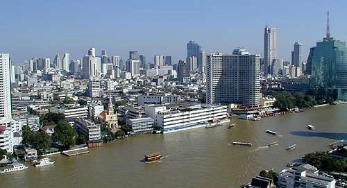 Bangkok - Skyline-Thailand -HD-Wallpapers-Backgrounds ภาพพื้นหลัง พักหน้าจอ No.11