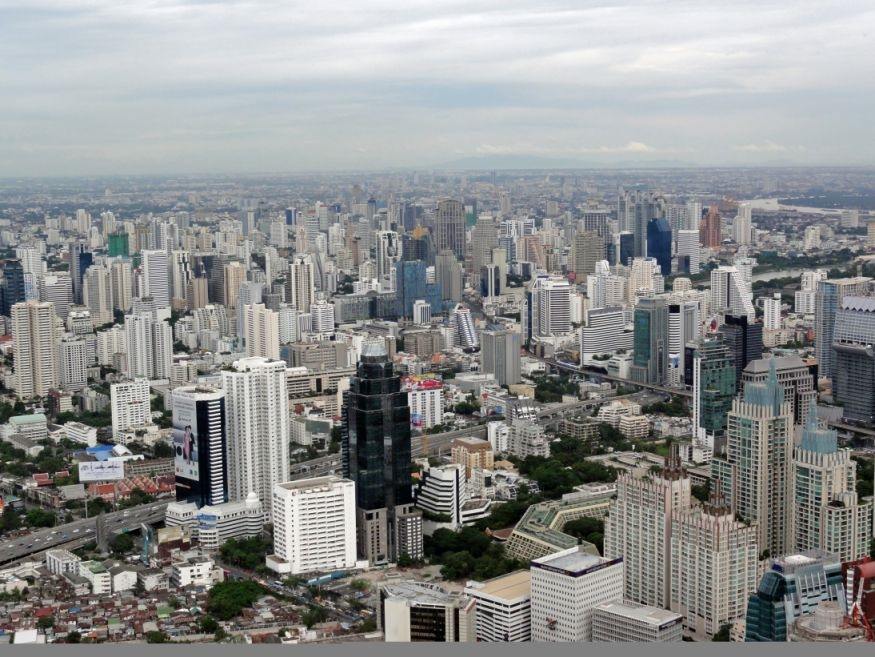 Bangkok - Skyline-Thailand -HD-Wallpapers-Backgrounds ภาพพื้นหลัง พักหน้าจอ No.11