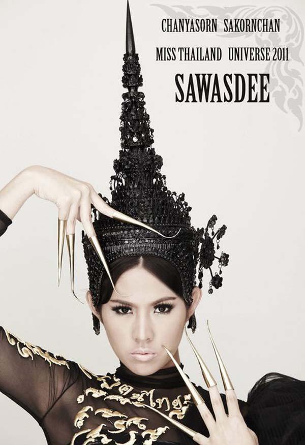 ฟ้า ชัญษร Miss Universe Thailand 2011