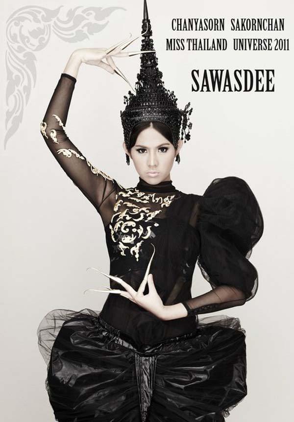 ฟ้า ชัญษร Miss Universe Thailand 2011