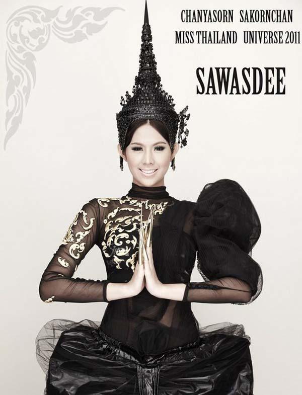 ฟ้า ชัญษร Miss Universe Thailand 2011