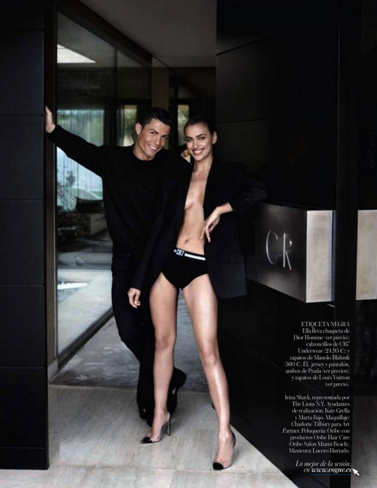 Cristiano Ronaldo & Irina Shayk @ Vogue España June 2014
