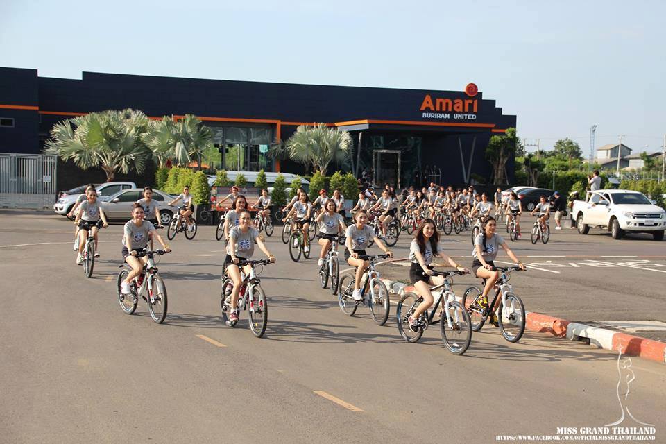 บรรยากาศการเก็บตัวมิสแกรนด์ไทยแลนด์2014ที่เมืองบุรีรัมย์