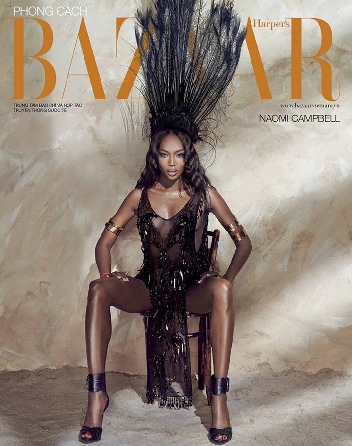 Naomi Campbell @ Harper’s Bazaar Vietnam June 2014