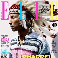 Pharrell Williams @ Elle UK July 2014