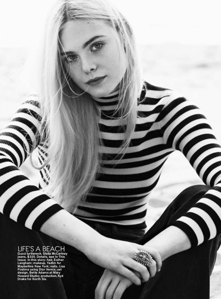 Elle Fanning @ Teen Vogue June/July 2014