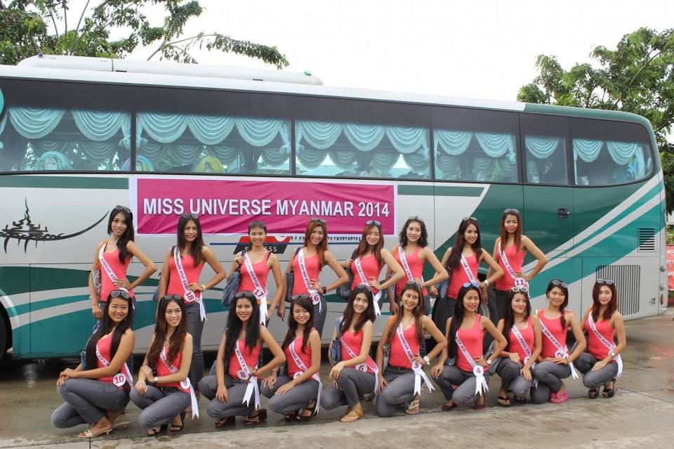 Road to miss univers myanmar 2014