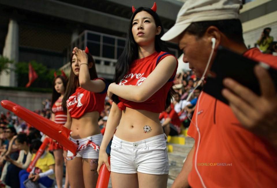 รวมเด็ด สาวเกาหลีเชียร์บอลโลก 2014 ที่บราซิล