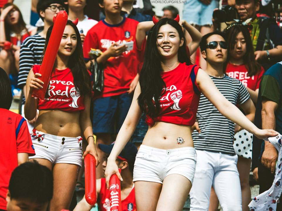 รวมเด็ด สาวเกาหลีเชียร์บอลโลก 2014 ที่บราซิล