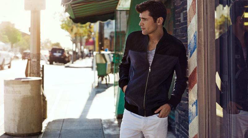 Sean O'Pry in Sunny Get away by H&M