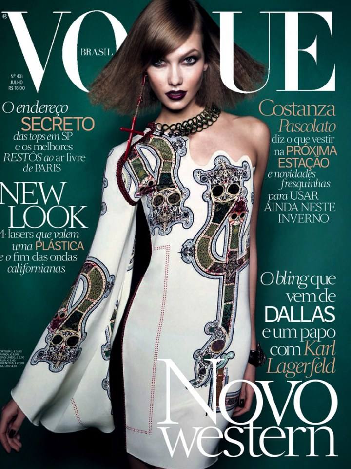 Karlie Kloss @ Vogue Brazil July 2014