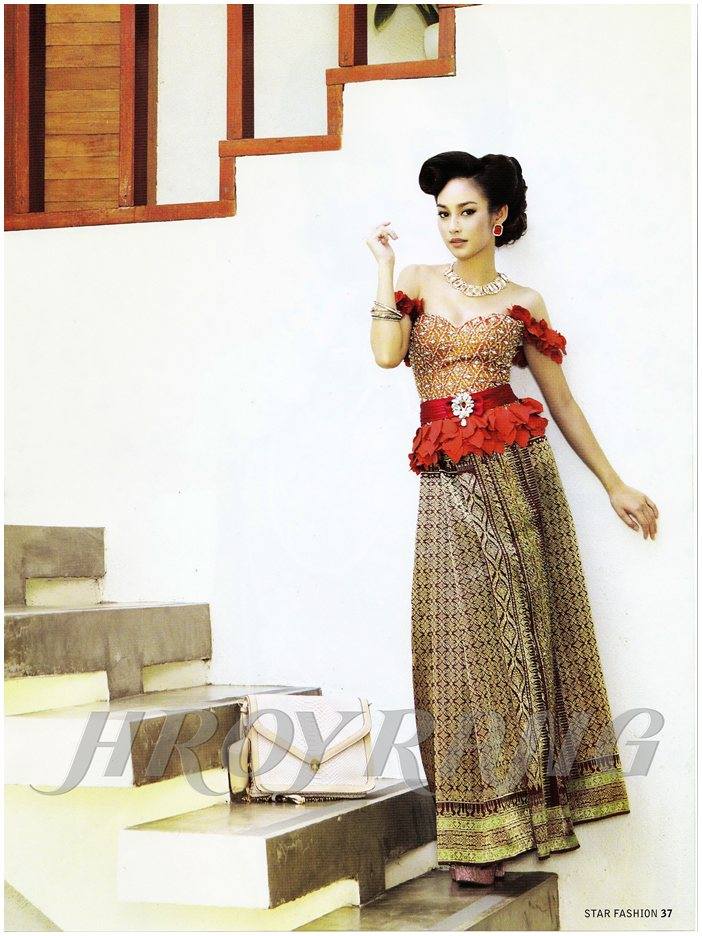 ภาพแฟชั่นสวยหรูแบบไทยๆ กับ นางเอกหน้าไทย"นาว ทิสานาฎ"