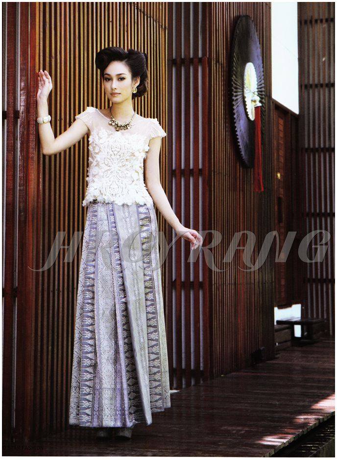 ภาพแฟชั่นสวยหรูแบบไทยๆ กับ นางเอกหน้าไทย"นาว ทิสานาฎ"
