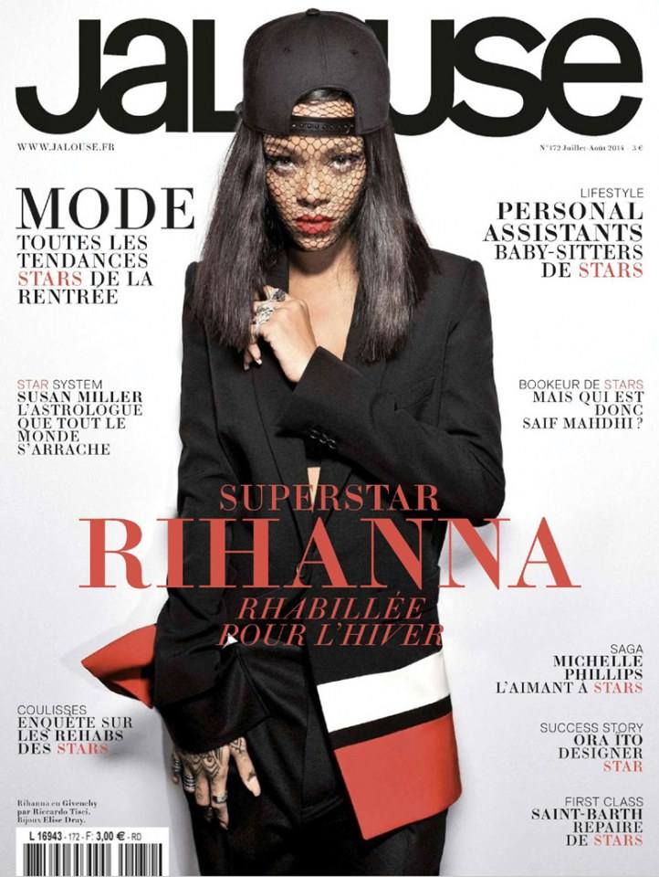 Rihanna @ Jalouse Magazine July 2014
