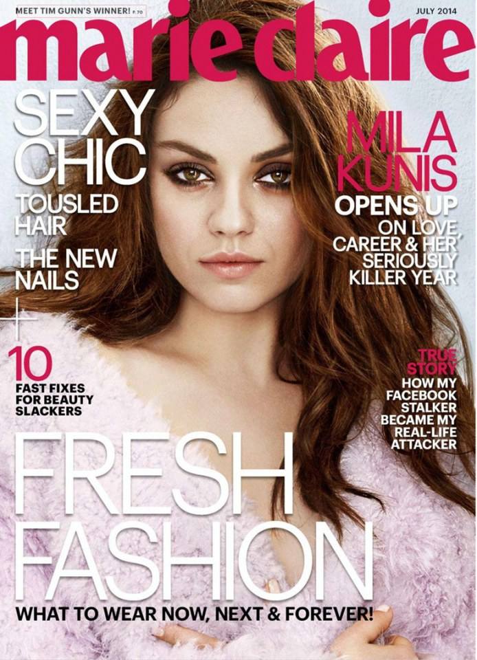 Mila Kunis @ Marie Claire US July 2014