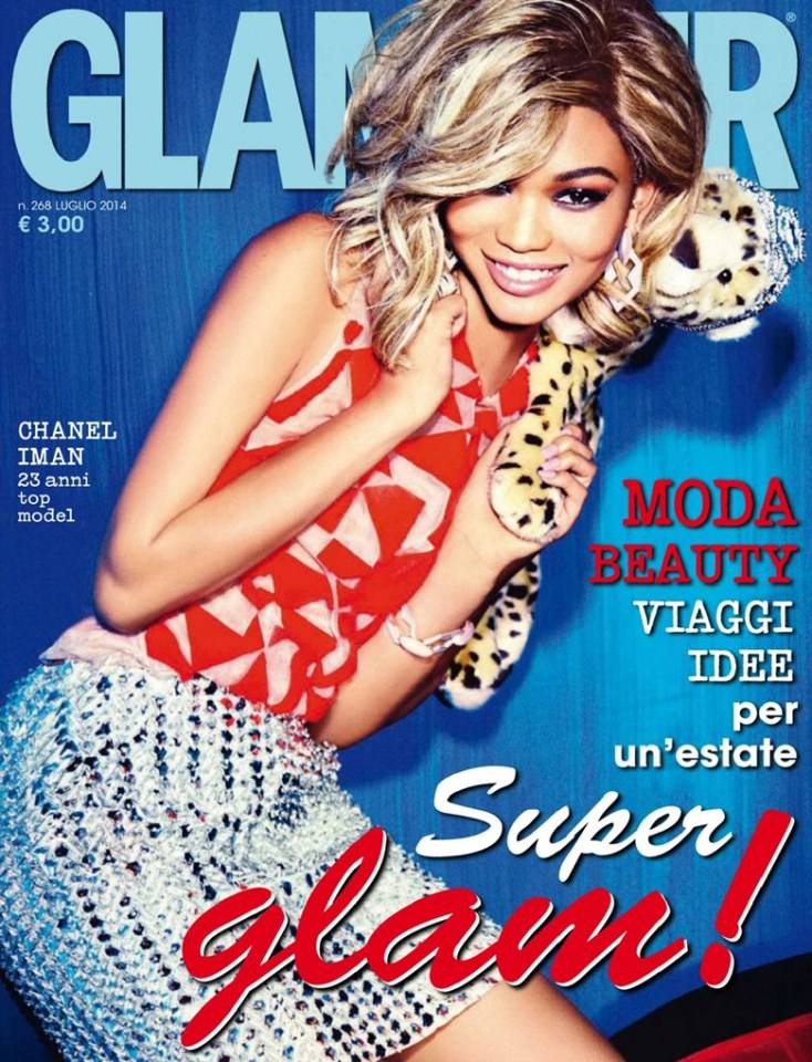 Chanel Iman @ Glamour Italia August 2014