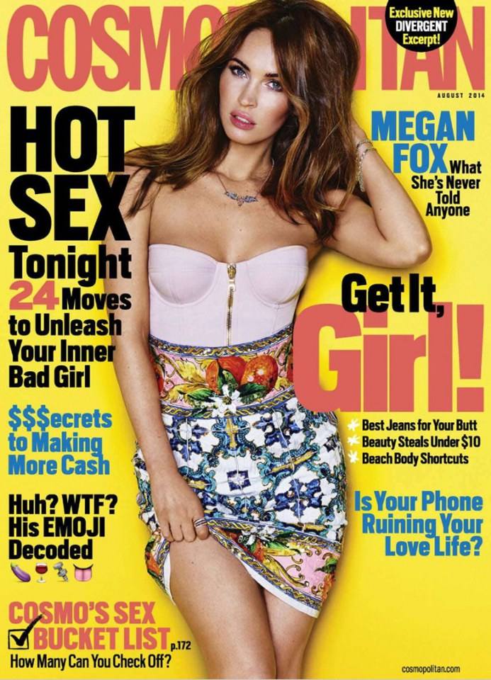 Megan Fox @ Cosmopolitan USA August 2014