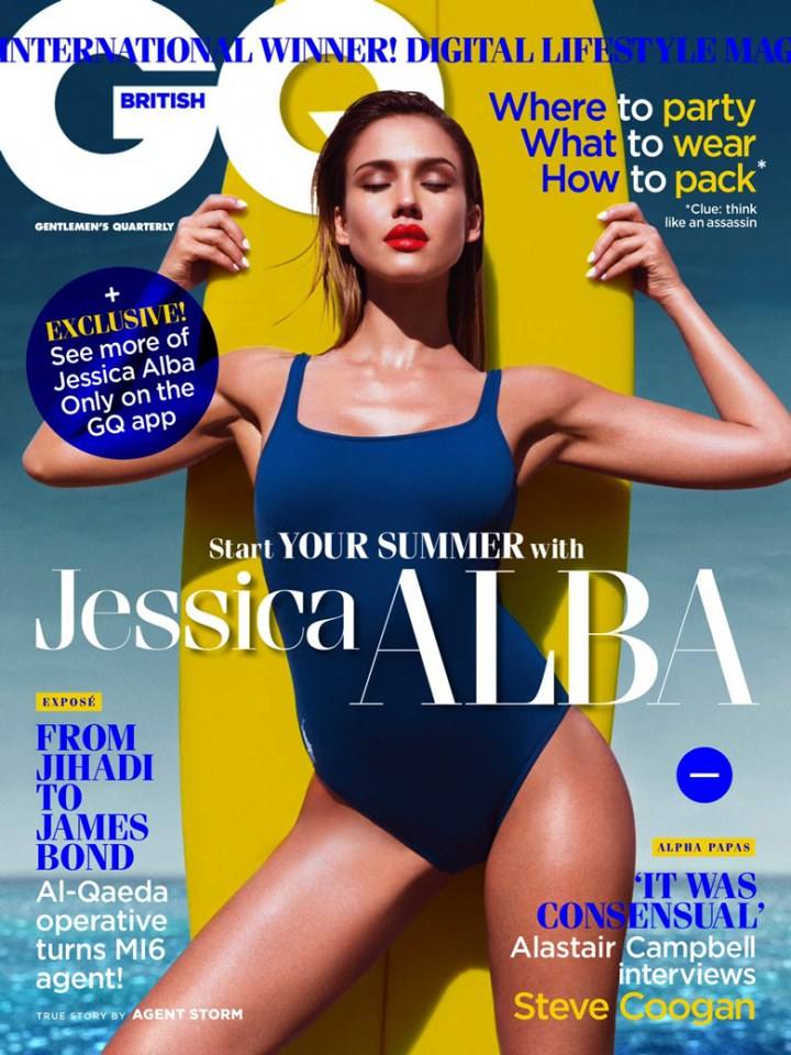 Jessica Alba @ GQ UK August 2014