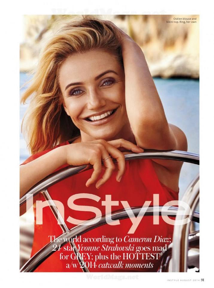 Cameron Diaz @ Instyle UK August 2014