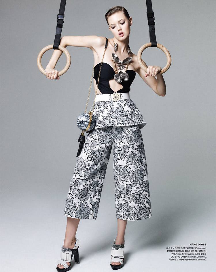Lindsey Wixson @ Vogue Korea July 2014