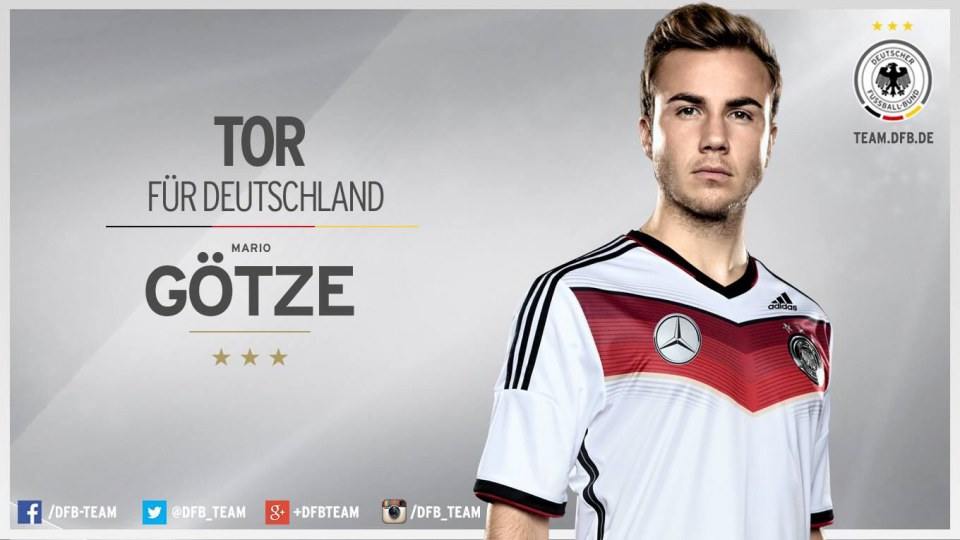 Mario Götze  นักเตะเยอรมันที่ยิงประตู ทำให้ทีมเยอรมันคว้าแชมป์โลก