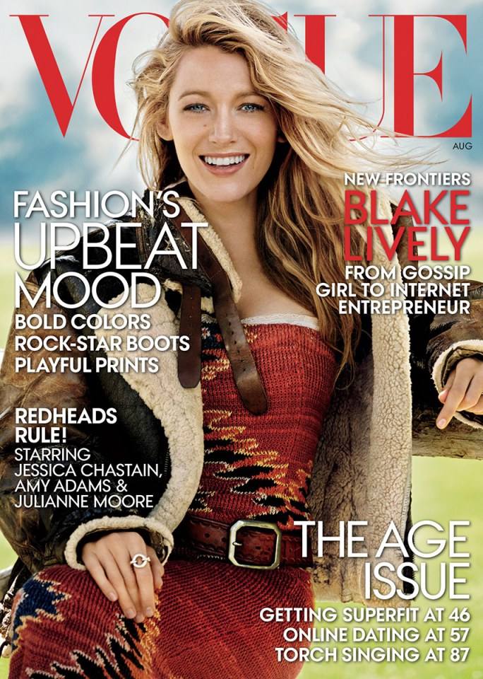 Blake Lively @ Vogue US August 2014