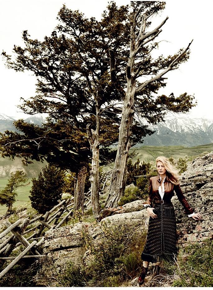 Blake Lively @ Vogue US August 2014