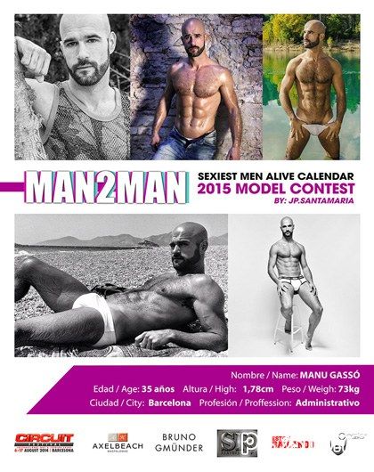 Man2Man Calendar by JP Santamaria
