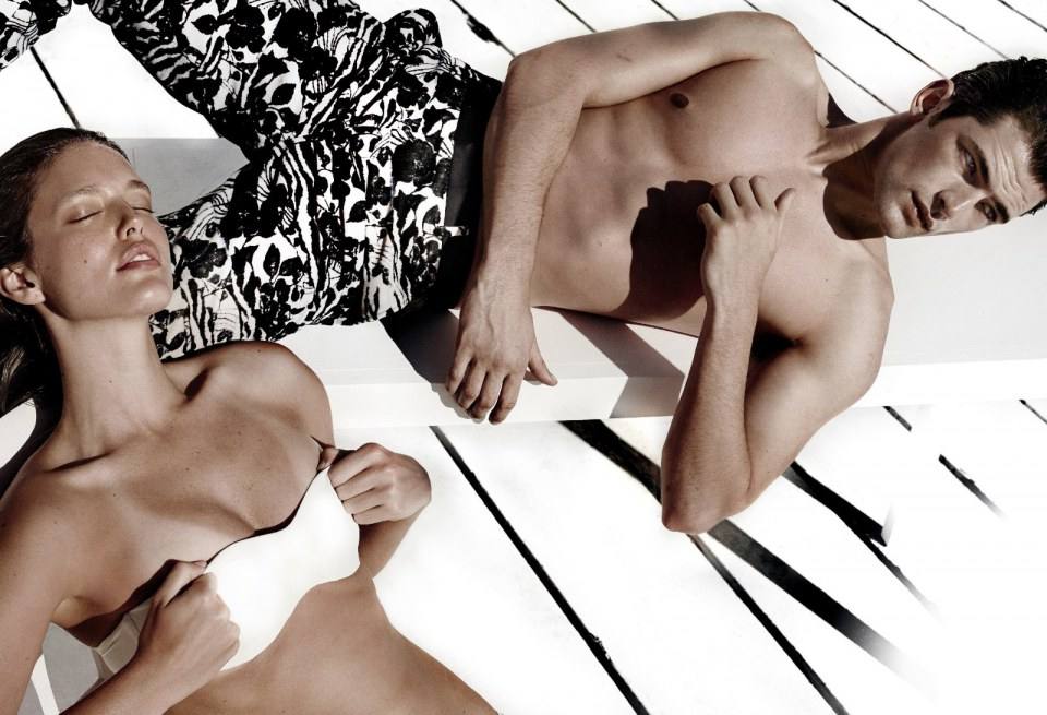 Sean O'Pry & Emily DiDonato For V Magazine