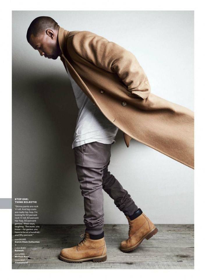 Kanye West @ GQ US August 2014