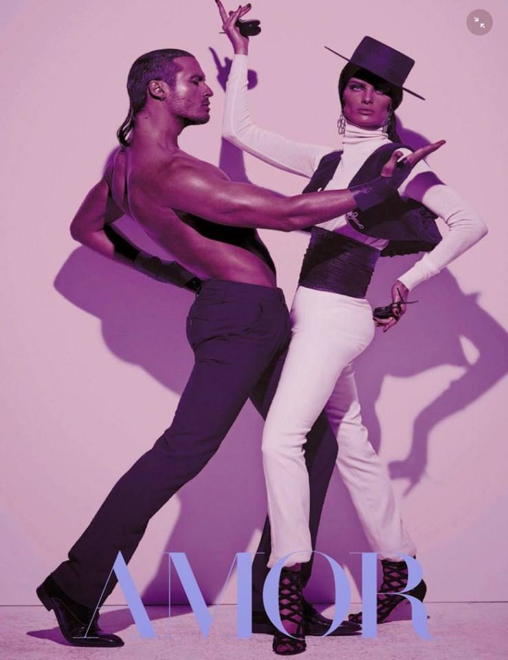 Isabeli Fontana & Timo Nuñez @ Vogue Italia August 2014