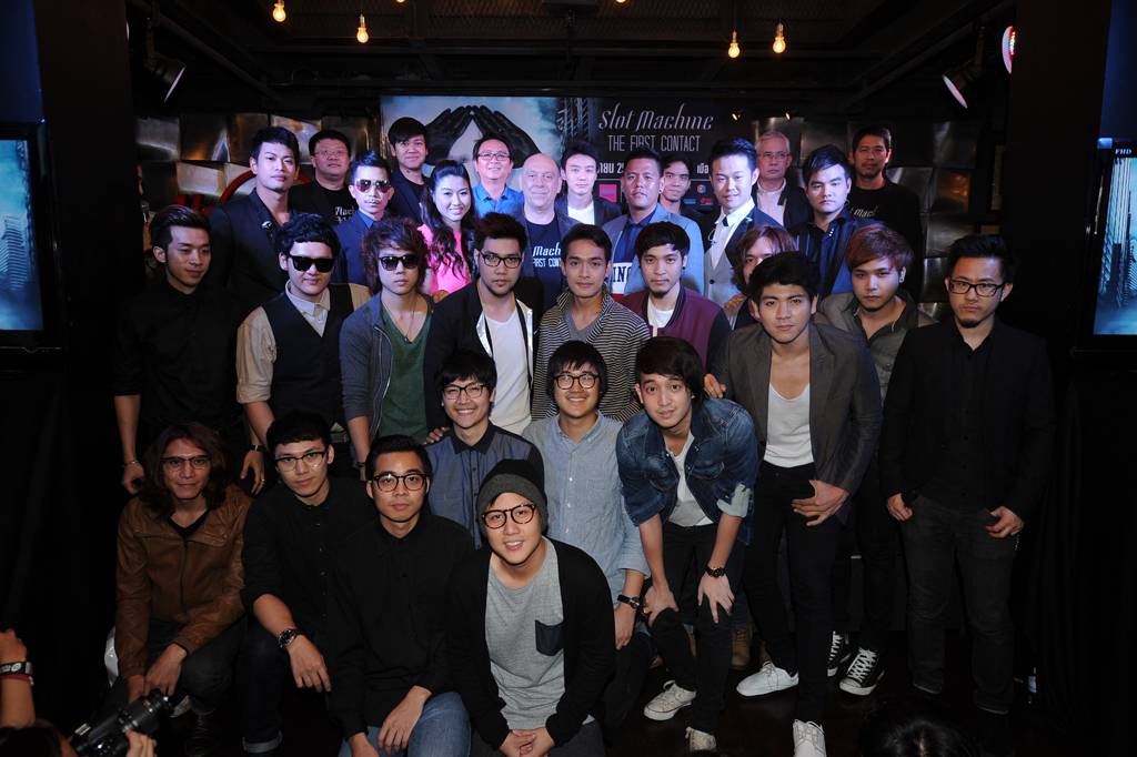 รวมรูปสุดเจ๋ง ของ Slot Machine ในงานแถลงข่าวคอนเสิร์ต THE FIRST CONTACT
