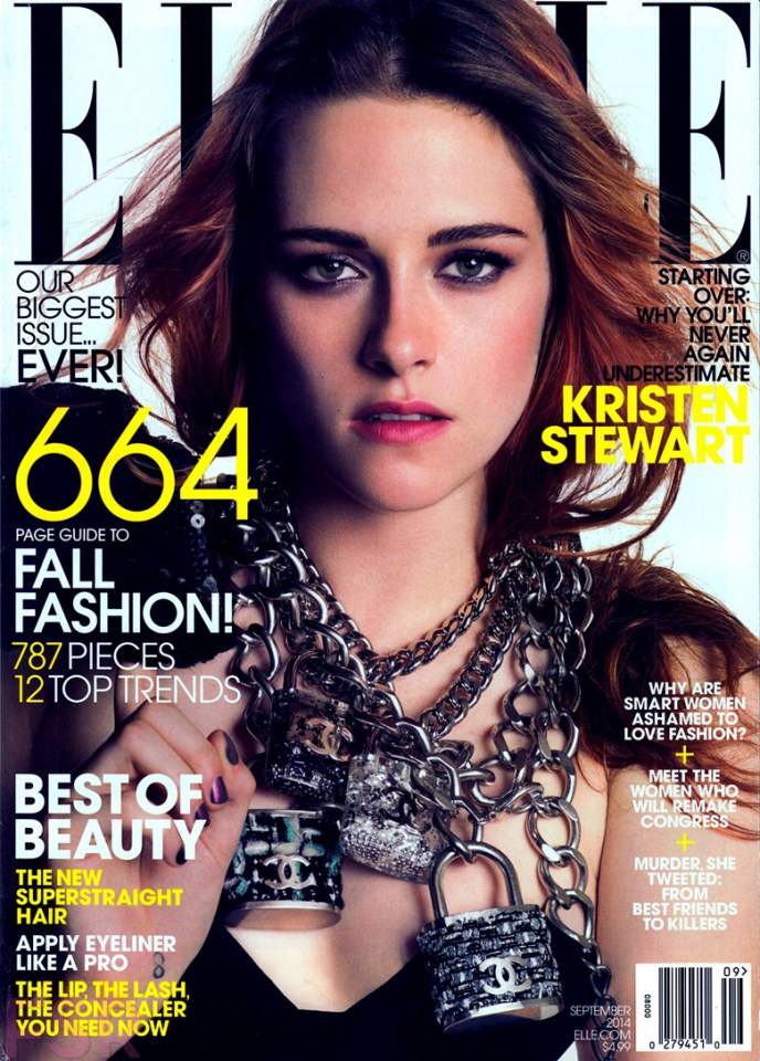 Kristen Stewart @ Elle US September 2014